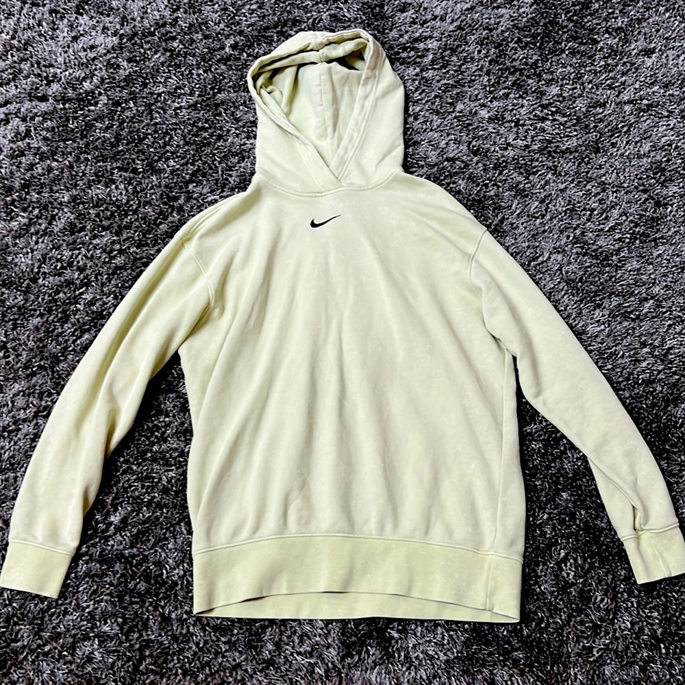 Lime green Nike hoodie size xsmall